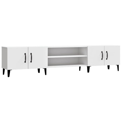TV-skab Hvid 180x31,5x40 cm Træ Materiale