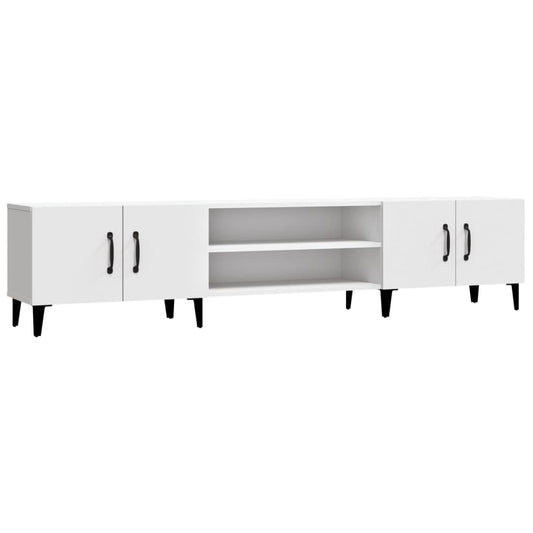 TV-skab Hvid 180x31,5x40 cm Træ Materiale