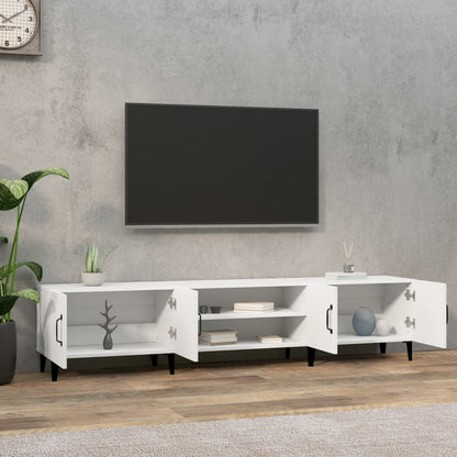 TV-skab Hvid 180x31,5x40 cm Træ Materiale