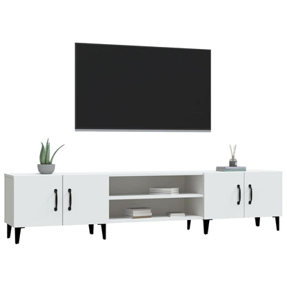 TV-skab Hvid 180x31,5x40 cm Træ Materiale