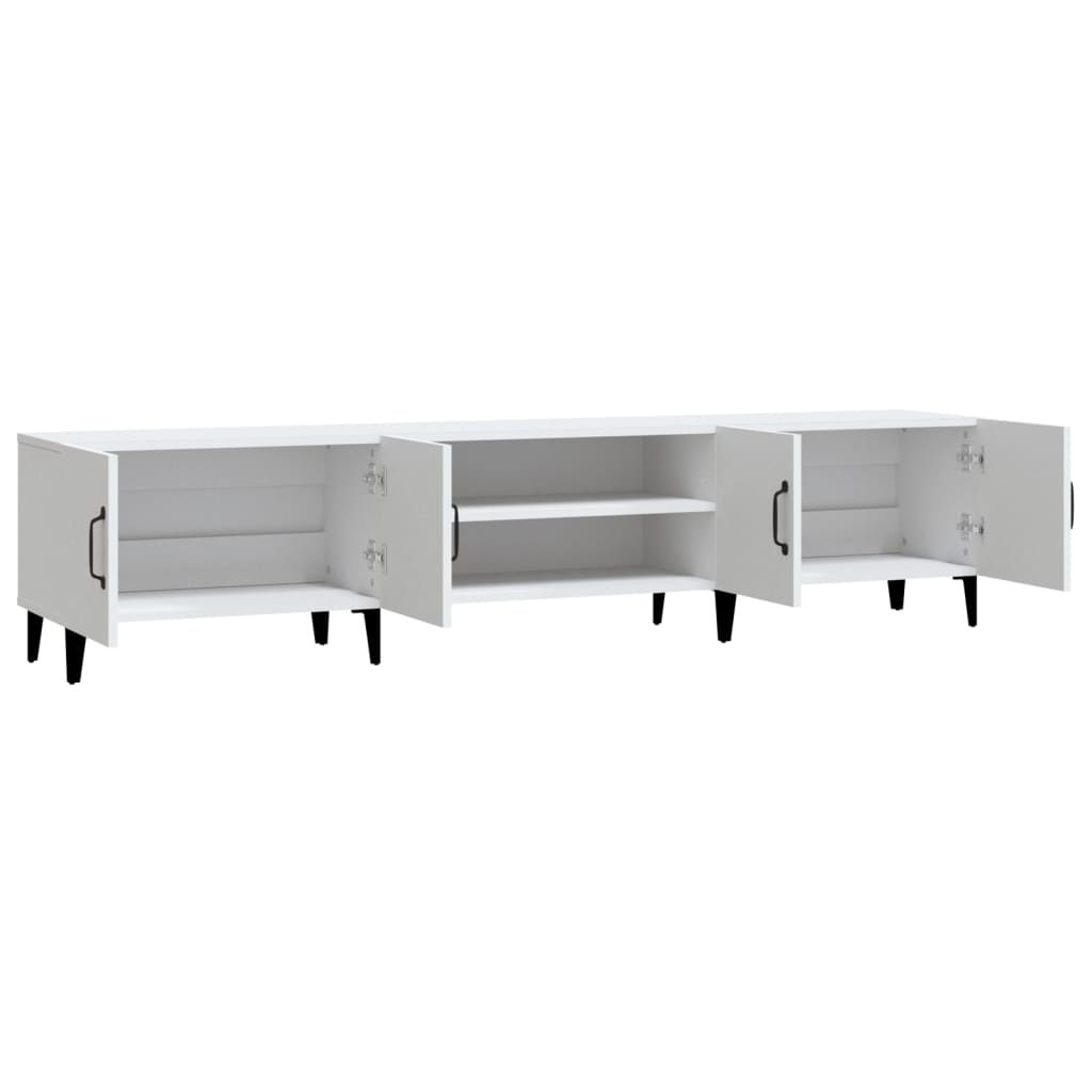 TV-skab Hvid 180x31,5x40 cm Træ Materiale