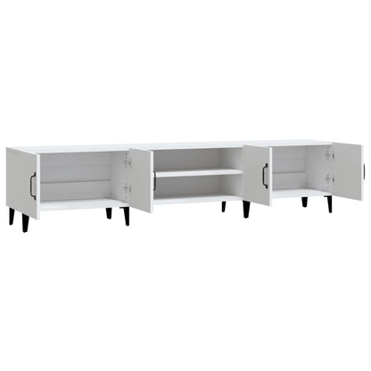 TV-skab Hvid 180x31,5x40 cm Træ Materiale
