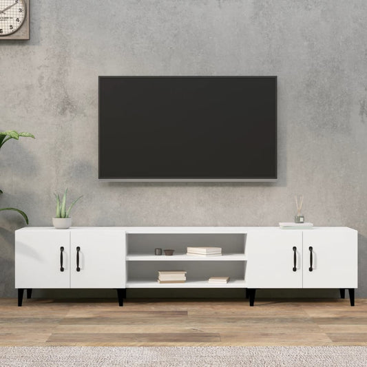TV-skab Hvid 180x31,5x40 cm Træ Materiale