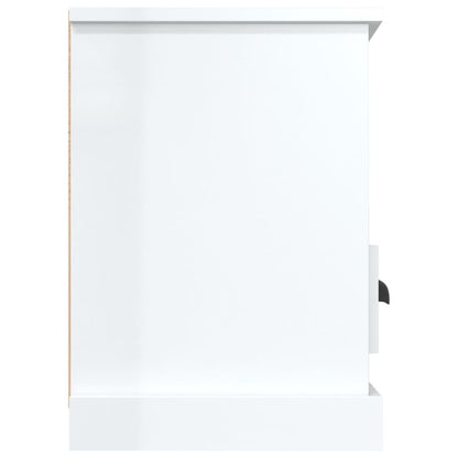 TV-Schrank Hochglanz-Weiß 100x35x50 cm Holzwerkstoff