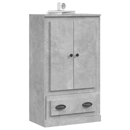 Highboard Betongrau 60x35,5x103,5 cm Holzwerkstoff