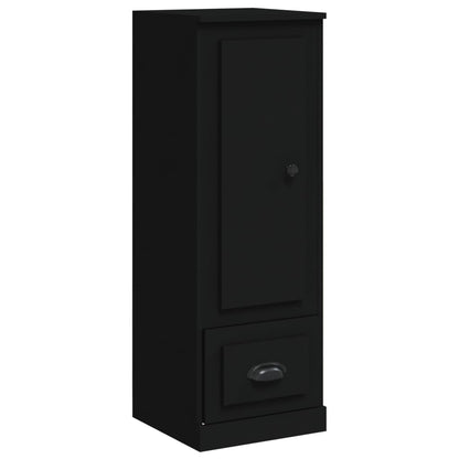 Highboard Sort 36x35,5x103,5 cm Træmateriale