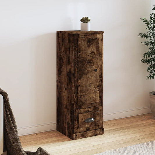 Highboard røget eg 36x35,5x103,5 cm træmateriale
