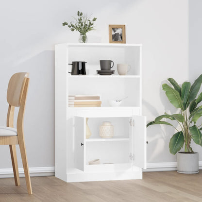 Highboard Hvid 60x35,5x103,5 cm Træmateriale