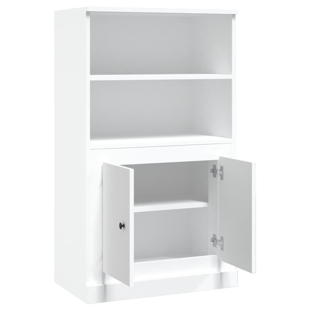Highboard Hvid 60x35,5x103,5 cm Træmateriale