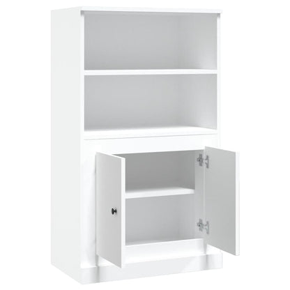 Highboard Hvid 60x35,5x103,5 cm Træmateriale