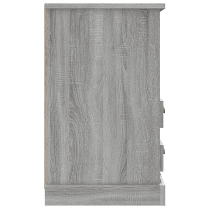 Nachttische 2 Stk. Grau Sonoma 43x36x60 cm