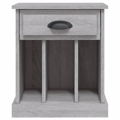 Nachttische 2 Stk. Grau Sonoma 43x36x50 cm