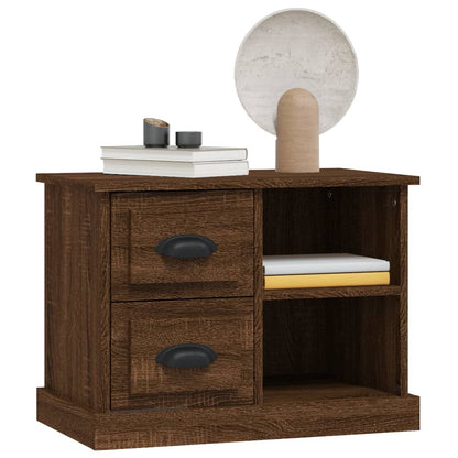 Sengebord brun eg look 60x35,5x45 cm