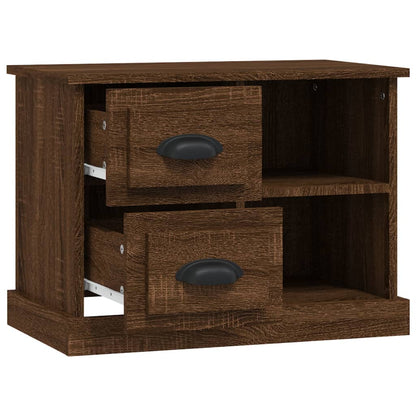 Sengebord brun eg look 60x35,5x45 cm