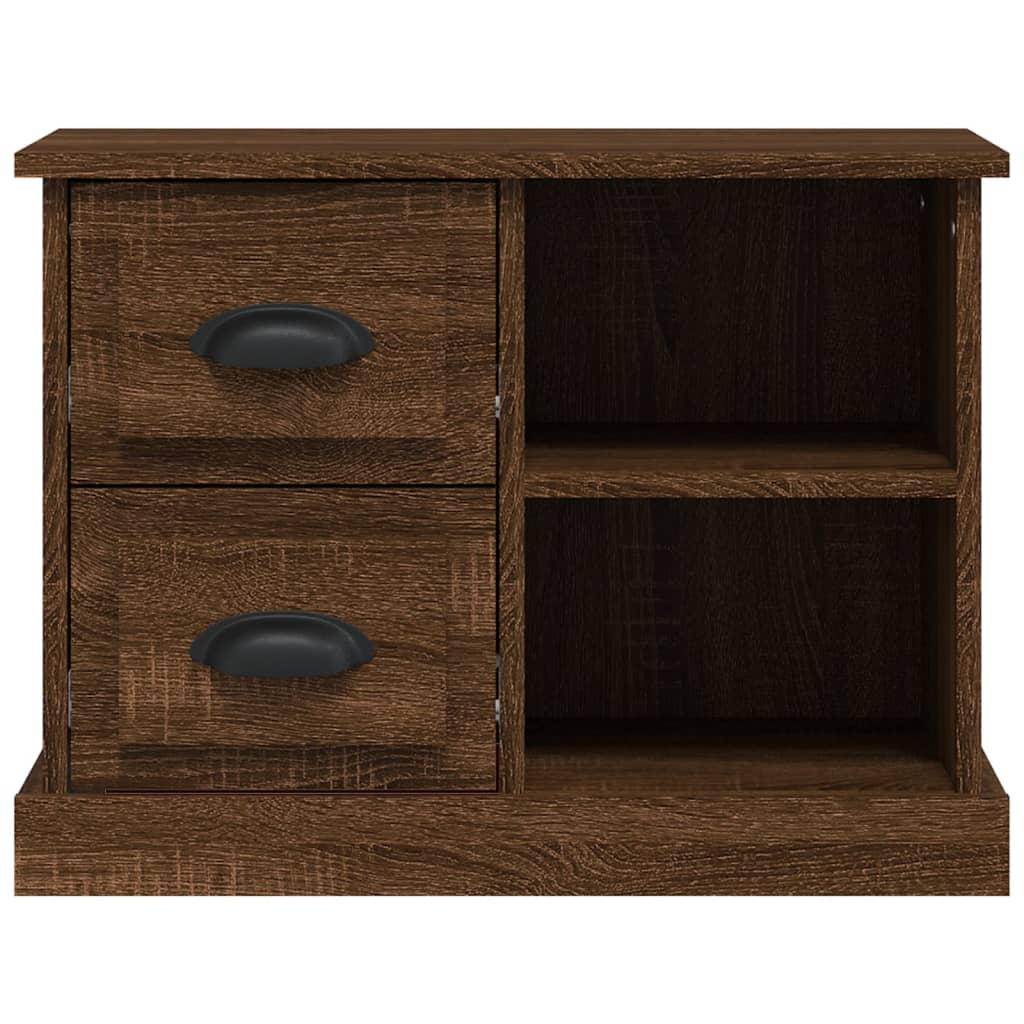 Sengebord brun eg look 60x35,5x45 cm