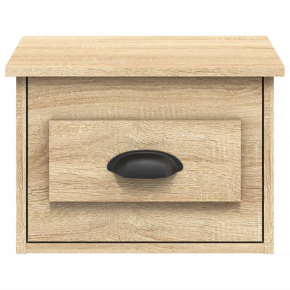 Wand-Nachttische 2 Stk. Sonoma-Eiche 41,5x36x28 cm