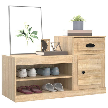 Skoskab Sonoma eg 100x42x60 cm træmateriale