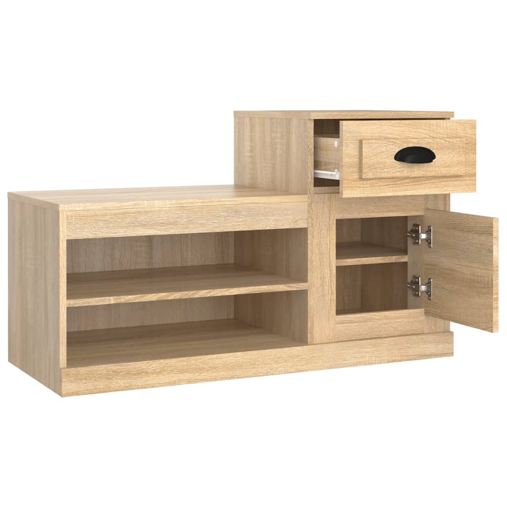 Skoskab Sonoma eg 100x42x60 cm træmateriale
