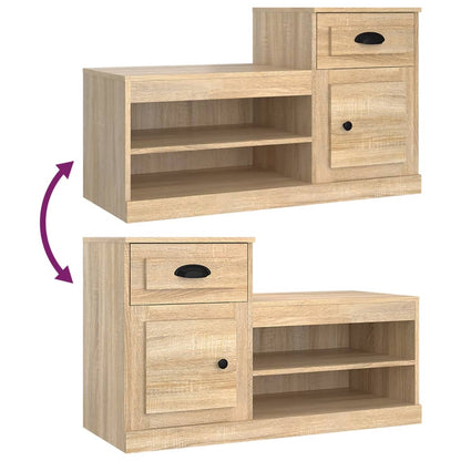 Skoskab Sonoma eg 100x42x60 cm træmateriale