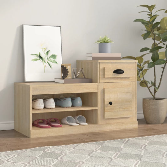 Skoskab Sonoma eg 100x42x60 cm træmateriale