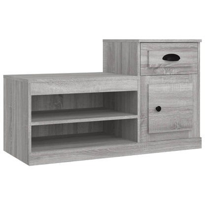 Skoskab Grå Sonoma 100x42x60 cm Træmateriale