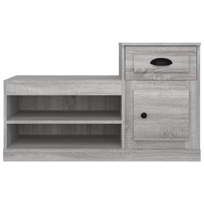 Skoskab Grå Sonoma 100x42x60 cm Træmateriale