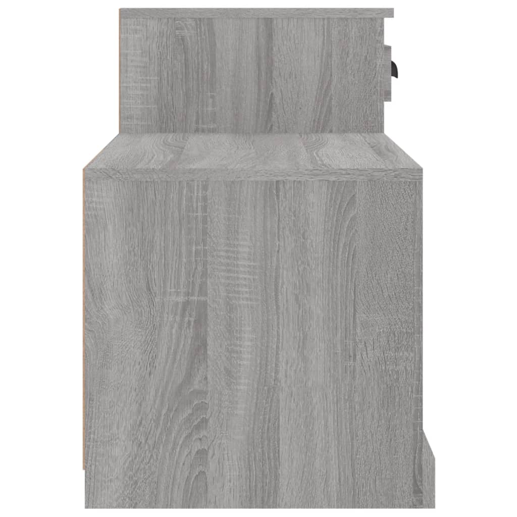 Skoskab Grå Sonoma 100x42x60 cm Træmateriale