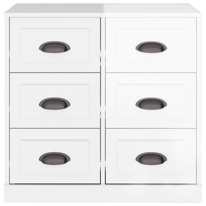 Sideboard Hochglanz-Weiß 70x35,5x67,5 cm Holzwerkstoff