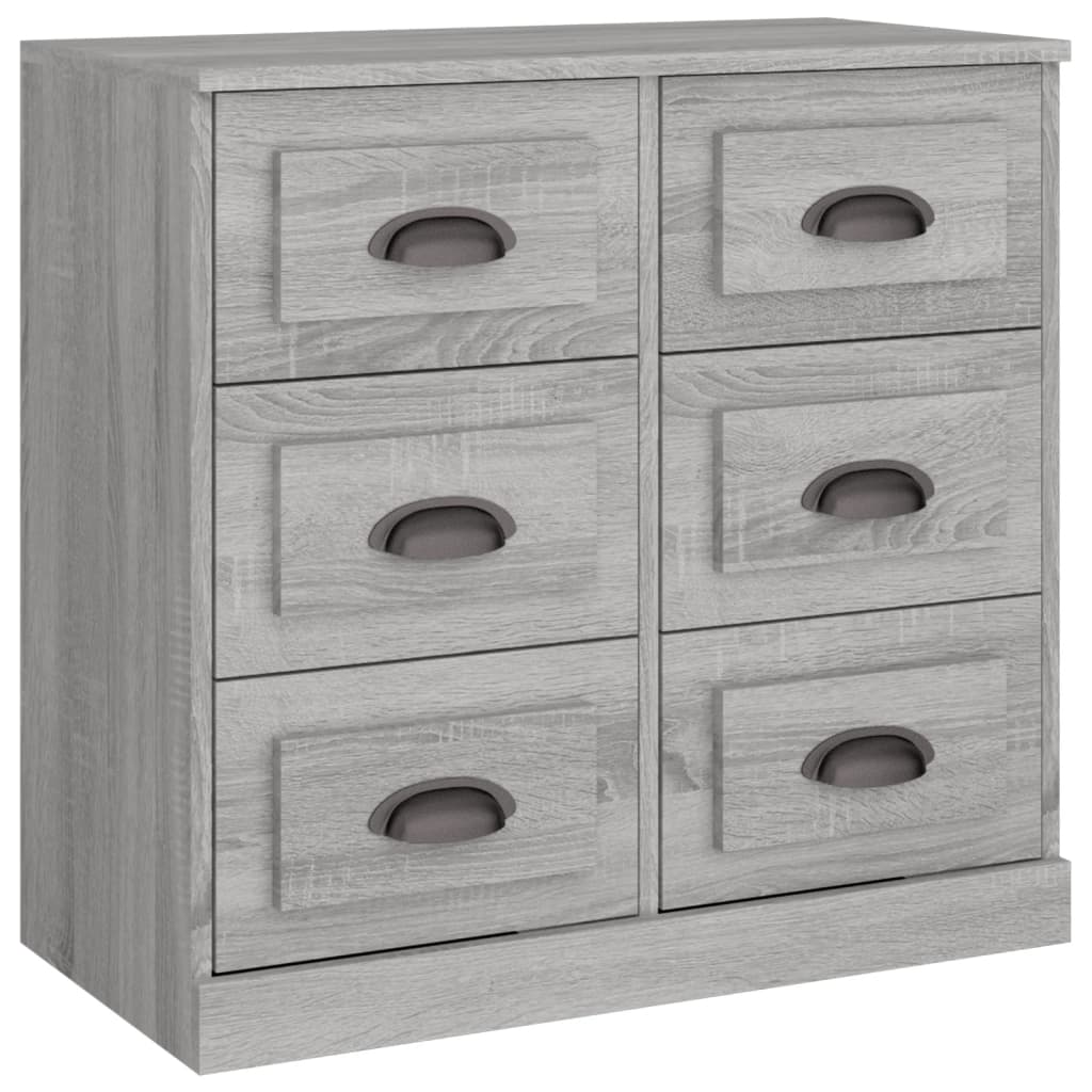 Skænk Grå Sonoma 70x35,5x67,5 cm træmateriale