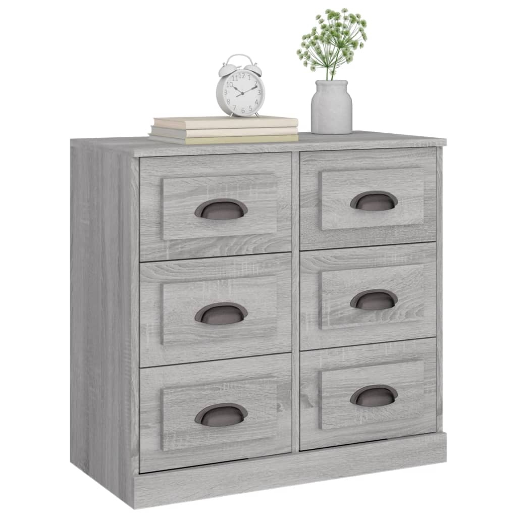 Skænk Grå Sonoma 70x35,5x67,5 cm træmateriale