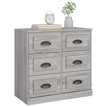 Skænk Grå Sonoma 70x35,5x67,5 cm træmateriale