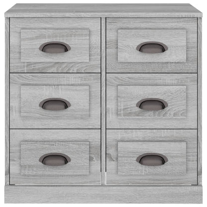 Skænk Grå Sonoma 70x35,5x67,5 cm træmateriale