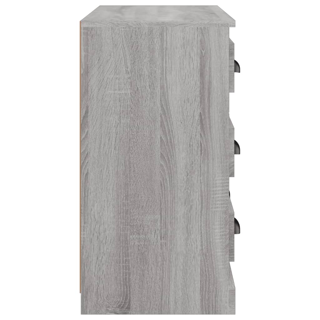 Skænk Grå Sonoma 70x35,5x67,5 cm træmateriale