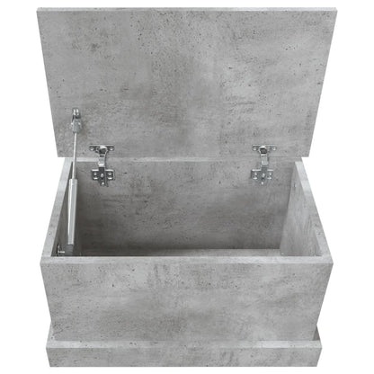 Truhe Betongrau 50x30x28 cm Holzwerkstoff