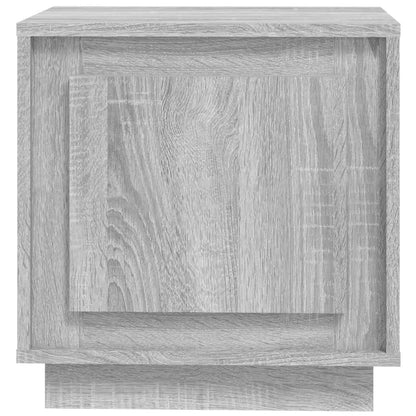 Sengebord gråt Sonoma 44x35x45 cm træmateriale