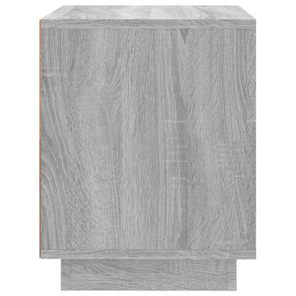 Sengebord gråt Sonoma 44x35x45 cm træmateriale