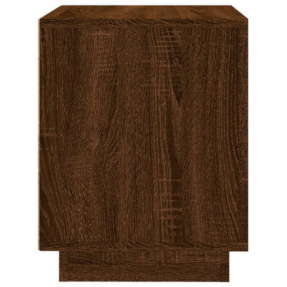 Nachttisch Braun Eichen-Optik 44x35x45 cm Holzwerkstoff