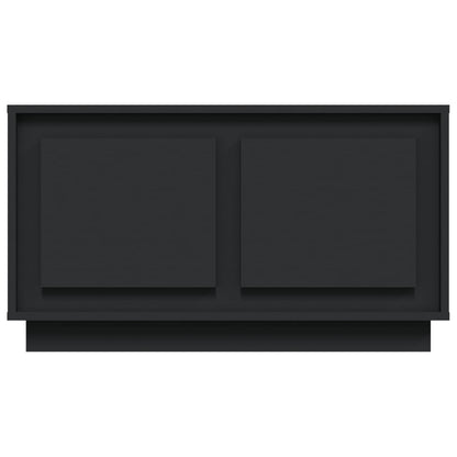 TV-Schrank Schwarz 80x35x45 cm Holzwerkstoff