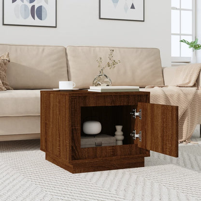 Couchtisch Braun Eichen-Optik 51x50x44 cm Holzwerkstoff