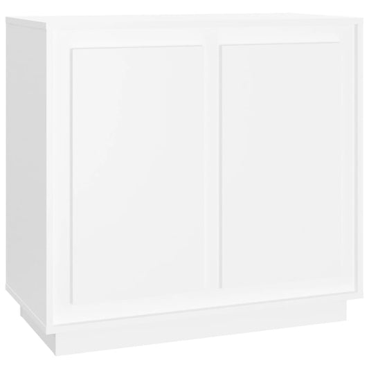 Sideboard Weiß 80x34x75 cm Holzwerkstoff
