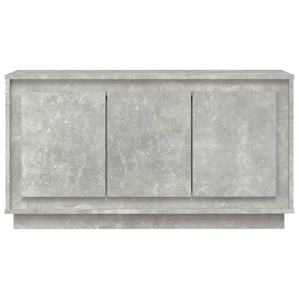 Skænk Beton Grå 102x35x55 cm Træ Materiale