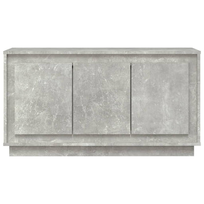 Skænk Beton Grå 102x35x55 cm Træ Materiale