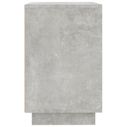 Skænk Beton Grå 102x35x55 cm Træ Materiale