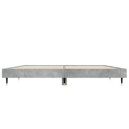 Sengeramme betongrå 120x190 cm træmateriale