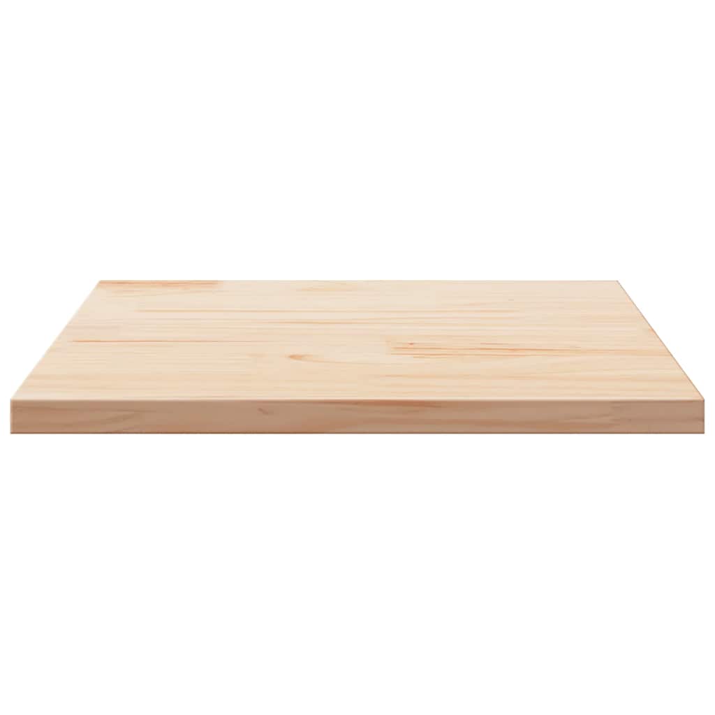 Tischplatte 70x70x2,5 cm Massivholz Kiefer Quadratisch
