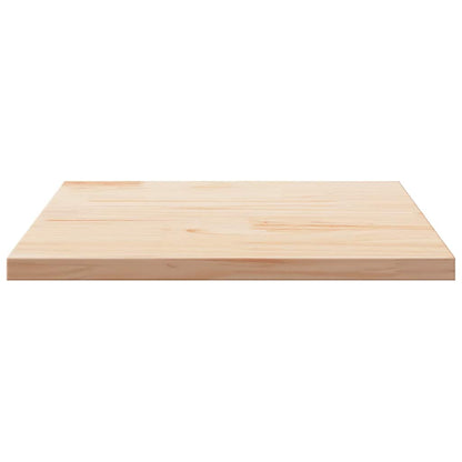 Tischplatte 70x70x2,5 cm Massivholz Kiefer Quadratisch