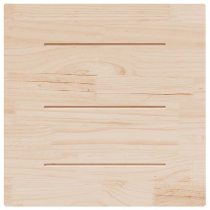 Tischplatte 70x70x2,5 cm Massivholz Kiefer Quadratisch