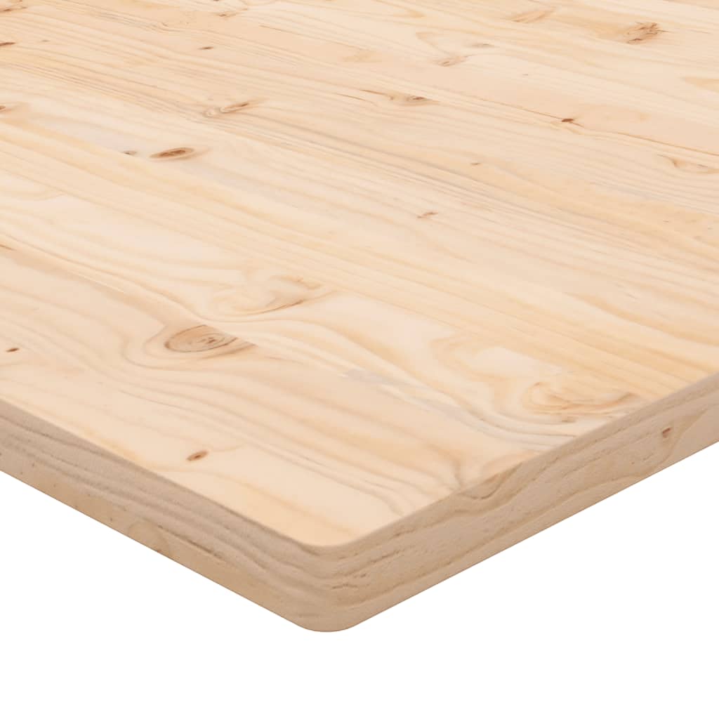 Tischplatte 70x70x2,5 cm Massivholz Kiefer Quadratisch