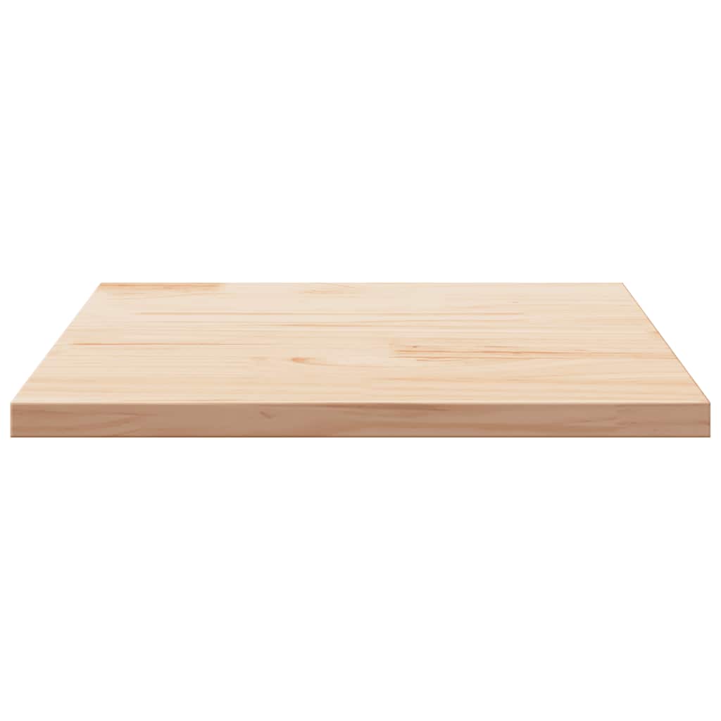 Tischplatte 80x80x2,5 cm Massivholz Kiefer Quadratisch