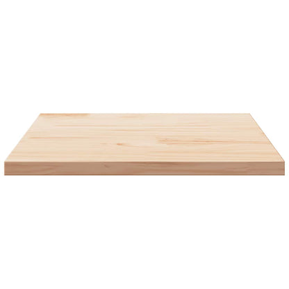 Tischplatte 80x80x2,5 cm Massivholz Kiefer Quadratisch